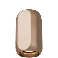 Lucide Spot de surface champagne Braga 1x GU10 - Ø 6cm