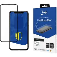 3mk Protection HardGlass Max for iPhone X / XS / 11 Pro BL (1 pcs, Apple iPhone 11 Pro, Apple iPhone X, Apple iPhone XS), Téléphone portable : film de protection, Noir