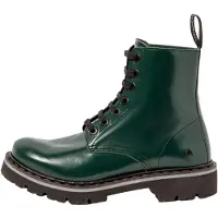 Art unisex. 1116614WS003_0G3 Bottines en cuir 1166 Marina green (38), Plat, Lacets, Casuel, Vert