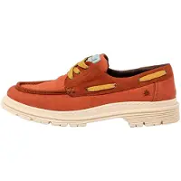 Art unisex. 1190111MH003_006 Chaussures en cuir 1901 Birmingham orange (41), Plat, 3 à 5 cm, Lacets, Casuel