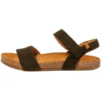 El naturalista unisex. 257901222005_0G3 Sandales en cuir N5790 Balance vert (44), Plat, 1 à 3 cm, Velcro, Casuel