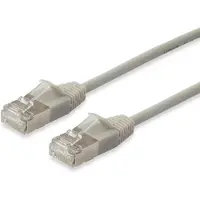 Equip Câble patch Cat6A Slim F/FTP 2xRJ45 1.00m beige LSZH Polybag