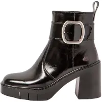 Art pour femme. 119791101003_001 Bottines en cuir 1979 noir (41), 8 à 10 cm, Fermeture éclair, Casuel