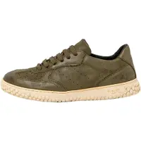 Art unisex. 116271222003_0G3 Baskets en cuir 1627 Edmonton green (41), Plat, Lacets, Casuel, Vert