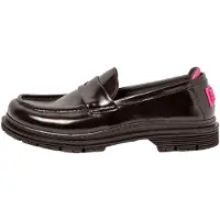 Art unisex. 119021101003_001 1902 Birmingham chaussures en cuir noir (37), 3 à 5 cm, Aucun, Casuel
