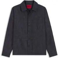 HUGO Chemise Oversize en denim de coton indigo
