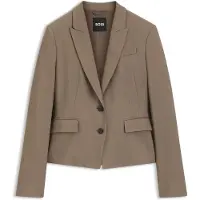 BOSS Blazer Slim en gabardine stretch
