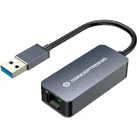 Conceptronic ABBY12G 2.5G Ethernet USB 3.0 Adaptateur Wake-on LAN Compatible avec Nintendo Switch