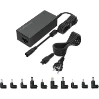 Conceptronic OZUL08B10 : Alimentation universelle pour ordinateur portable , incluant 10 adaptateurs, 90W