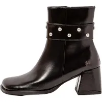 Art pour femme. 11706S101003_001 Bottines en cuir brillant noir (38), 5 à 8 cm, Fermeture éclair, Classique