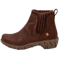 El naturalista pour femme. 2NE234120005_012 Bottines en cuir marron agréables (38), 1 à 3 cm, Aucun, Casuel