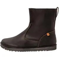El naturalista pour femme. 253751101005_001 Bottes en cuir Arizona noir (38), Plat, Lacets, Casuel