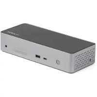 StarTech.com .com Dock USB-C - Mini Dock avec Hub USB-C HDMI avec 1x USB Type-C & 3x USB-A, Ethernet, Audio - Mini Docking Station USB-C HDMI DisplayPort pour 4 Écrans - Station d'Accueil Universelle USB-C