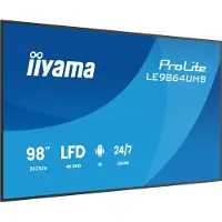 Iiyama 247.7cm(97,5") LE9864UHS-B1AG 16:9 2xHDMI+USB-C (Speditionsversand)