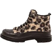 Art unisex. 11895S1FB003_ESP Baskets 1895S beige (37), Plat, Lacets, Casuel, Imprimé animal