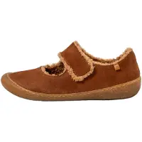 El naturalista pour femme. 2573911ND005_023 Escarpins en cuir marron N5739 (40), Plat, Aucun, Velcro, Casuel