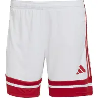 Adidas Femmes, Bas de sport, Squadra 25 Short Femmes (L), Rouge, Blanc