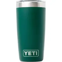 Yeti Rambler Tumbler Cup 10oz Mag Slider Lid, Black Forest Green, tasse thermos avec couvercle, 295 ml