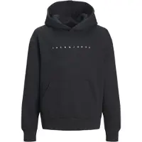 Jack & Jones Junior Sweat 'JJEStar' noir / blanc