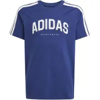 Adidas T-Shirt fonctionnel 'CODES COLLEGIATE' bleu foncé / blanc