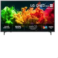 LG 50QNED8EB3F, 127 cm (50 pouces), 3840 x 2160 pixels, technologie QNED MiniLED, télévision intelligente, Wi-Fi, couleur noire