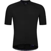 Rogelli Hommes, Maillot de cyclisme, Chemise de Cyclisme Essential II (L), Noir, L