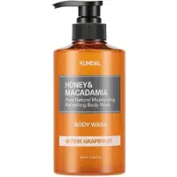 Kundal Honey & Macadamia Pure Body Wash Pink Grapefruit - 500 ml