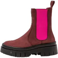 Art Bottines pour Femme 1954 NOBUCK BURDEOS-FUCSIA/AMBERES Couleur Rouge