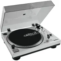 Omnitronic BD-1380 USB Turntable Silver