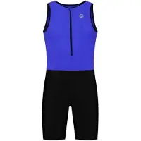 Rogelli Unisexe, Maillot de cyclisme, Florida (XL), Noir, Bleu, XL