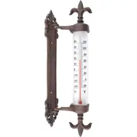 Esschert Design Thermomètre d'extérieur en fonte