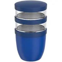 Mepal LUNCHPOT ELLIPSE 500+200+200 ML VIVID BLUE 107658010100 GRANAT, Lunch box, Bleu