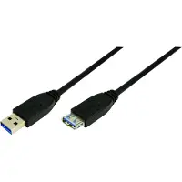 Logilink Câble USB 3.0 type A vers type A noir 1 m