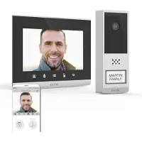 Avidsen Sonnerie vidéo Extel sans fil pour smartphone, interphone de porte 720321 Wireless