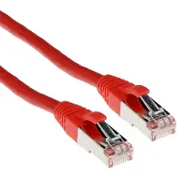 ACT FB6515, 15 m, Cat6a, S/FTP (S-STP), RJ-45, RJ-45, Rouge
