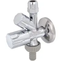 Schlosser JS, robinet à combinaison, auto-étanche, avec poignée design, 1/2", plaqué chrome