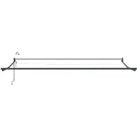 vidaXL Store électrique rétractable bleu et orange 5 x 3 m