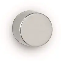 MAUL aimant disque au néodyme, 12 mm, force d'adhérence : 5,3 kg, argent (4x)