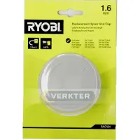 Ryobi Bobine RAC124 simple fil Ø1,6 mm (4,5 m) + couvercle pour coupe-bordures
