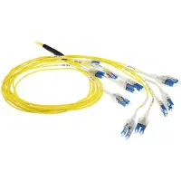 ACT Dc5564 Os2 Preterm 24f Lc Polarity Twist Fiber Optic Cable 90 M Jaune