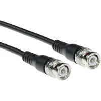 ACT RG-58 Patch cable black 50 Ohm 0,25 m