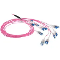 ACT Dc5508 Om4 Preterm 24f Lc Polarity Twist Fiber Optic Cable 40 M Rose
