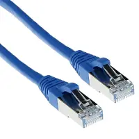 ACT FB6607, 7 m, Cat6a, S/FTP (S-STP), RJ-45, RJ-45, Modrá