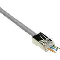 ACT Td168c Cat6 Rj45 Conector Argenté