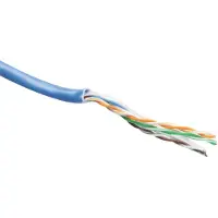 ACT Es356b Cat5e U/utp Solid Pvc Cat5e Network Cable 305 M Argenté