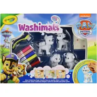 Crayola Paw Patrol Washimals Pets Set Of 4 Coloring Pets 33x24x5 Cm Multicolore