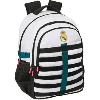 Safta Real Madrid 26/27 Doucle Cross 23.46l Backpack Blanc Enfants