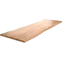 DELIFE Plateau-de-table-à-manger Edge 300x100cm XL acacia nature Live-Edge