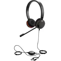 Jabra Evolve 30 II Headset Casque filaire Bureau/Centre d'appels USB Type-C / USB Type-A Noir