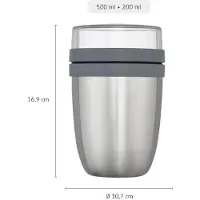 Mepal Boîte Isotherme Ellipse 500+200ml